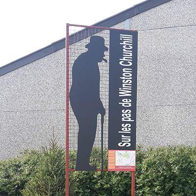 Winston Churchill Sur les pas de