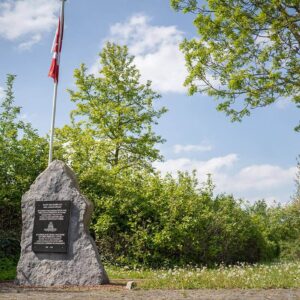 Stèle Canadiens Bataille du Canal Comines
